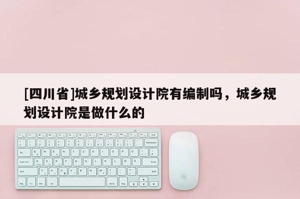 [四川省]城乡规划设计院有编制吗，城乡规划设计院是做什么的