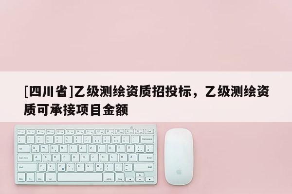 [四川省]乙级测绘资质招投标，乙级测绘资质可承接项目金额