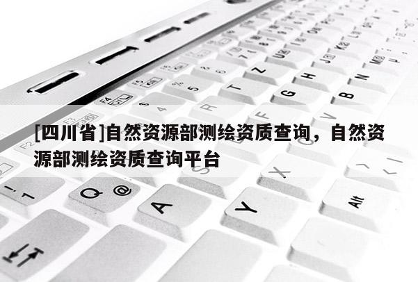 [四川省]自然资源部测绘资质查询，自然资源部测绘资质查询平台