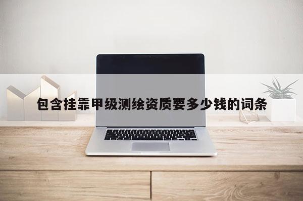 包含挂靠甲级测绘资质要多少钱的词条