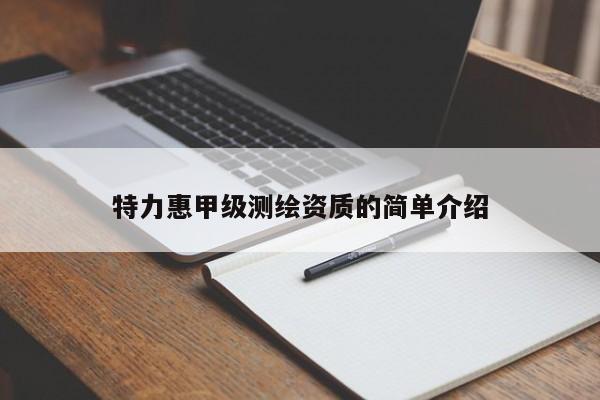 特力惠甲级测绘资质的简单介绍