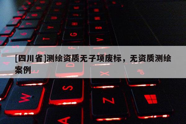[四川省]测绘资质无子项废标，无资质测绘案例