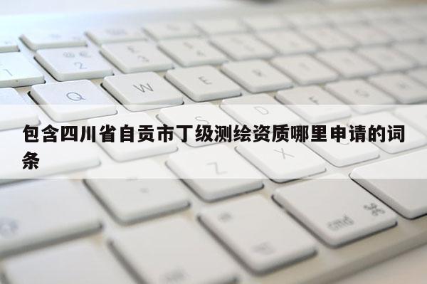 包含四川省自贡市丁级测绘资质哪里申请的词条